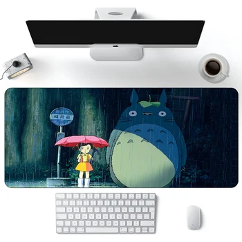 Gaming podloga za miša Veliki Moj Susjed Totoro Anime Tipkovnica podloga Za Miša kliknite Računalo, Gumene Neklizajući Tepisi Tepih Stolni podloga za laptop