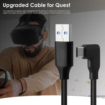 5 M/3 M velike brzine kabel za prijenos podataka USB 3.1 Type C za slušalice Oculus Quest/Quest 2 Link VR Brzo punjenje USB Kabel-A - Type-C