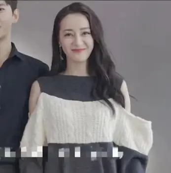 Ženski džemper 2021 Korejski modni pletene pulover Džemper Ženski Slatki seks Veste Za žene Vanjska odjeća