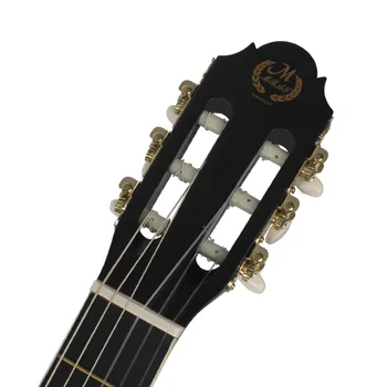 39-Inčni Klasična Gitara Crna Lipa 6 Struna Klasičan Drveni Gitara Za Početnike Glazbeni Poklon Alat S Torbicom Pribor