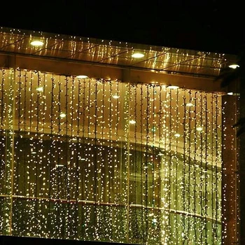 Božićno vanjska dekoracija u prostoru 3x1 M led сосулька zavjese vila gudački svjetlo Vjenčanje Novu godinu na Zabavi u vrtu Гирлянда Svjetlo