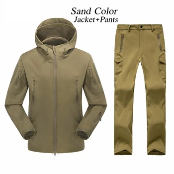 TAD vanjski kamp planinarske kompleti odjeće za lov taktički kompleti odjeće trenutna vodootporne muška uniforma Kaput jakna i hlače