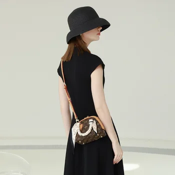 HV je Ženska torba za high-End Kvalitete Verzije 2022 Luksuzna torba-instant messenger Kožna torba na rame Trendy ženske torbe za kupovinu preko ramena