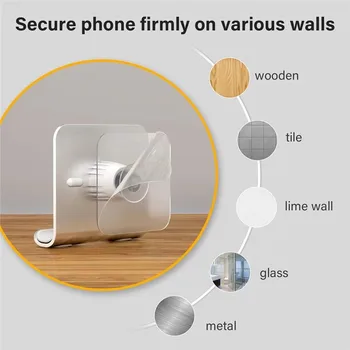 Držač telefona Stalak za Plastični Držač za Tablet Za iPhone Samsung 7-inčni Telefon Strujni Punjač Držač Kuka Višenamjenski Zidni Nosač