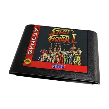 Street Fighter II Igre kartica World Warrior za igre uložak Sega Megadrive Genesis