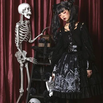 Whammy ~ Gothic Lolita JSK Bez rukava Haljina Večernja Haljina