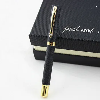 Luksuzna Poklon ručka DIKA WEN K9 Crna sa zlatnim Nošenje Nalivpero s vrhom od 0,5 mm Kvalitetne Metalne Tinte Olovke za pisanje