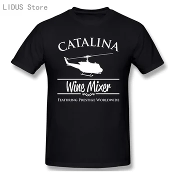 Vinski Mikser Catalina Tamno plave Sažetak Braća po cijeloj površini s Uniseks Pamučna t-Shirt majica Top