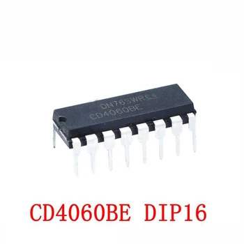 10ШТ CD4060BE DIP-16 CD4060BN CD4060 4060BE 4060 DIP16 Novi i originalni chipset IC