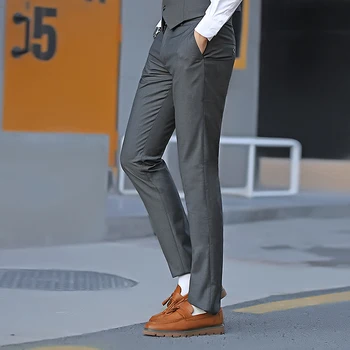 2021 Muška Odjeća Odijelo Hlače / Muški High-End Jednobojnu Oblikovana Poslovna Blazers Hlače