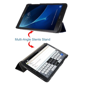 Torbica za tablet MTT za Samsung Galaxy Tab, A 10,1 10,5 10,4 Tab S7 11 S7 Plus 12,4 cm od umjetne kože, s gornjim postoljem Smart Cover Funda