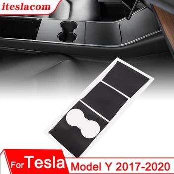 Novo!! Središnja Upravljačka Ploča Tesla Zaštitna Maska Za Model Tesla Y Pribor Naljepnice Za Polaganje Unutrašnjosti Vozila Neto Crna Folija