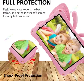 Torbica za tablet EVA za djecu 8,7-inčni Samsung Galaxy Tab A7 Lite 2021 T220 T225 Torbica-stalak s kravatom za Galaxy Tab A7 10,4