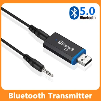 USB Bluetooth 5.0 Adapter Odašiljača EDR Ključ 3,5 mm AUX Priključak HiFi Stereo Audio Predajnik Za TV PC Računalo MP3 MP4 Player