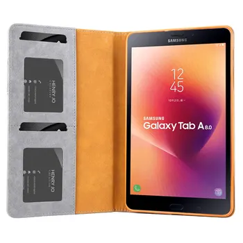 Torbica za Samsung Galaxy Tab, A A6 10,1 inča SM-T585 T580N 2016 S utorom za kartice Umjetna koža Sklopivi stalak Smart-torbica Torbica za naslovnicu