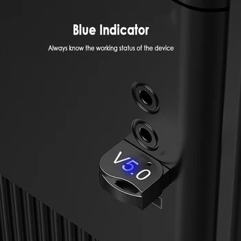 Bežični USB Bluetooth Adapter 5.0 Bluetooth Dongle Music Zvučni Prijemnik Adaptador Bluetooth Predajnik Za Računalo PC Laptop