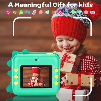 Dječje skladište Instant Kamera 1080P HD Video Kamera Dječje Digitalni Fotoaparat s ispisanim papirom Rođendan Božić za dijete