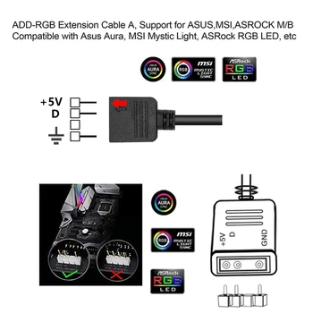 WS2812b RGB led traka 5 3 Pin адресуемые led naslove za PC ASUS AURA SYNC / MSI Mystic Light Sync / GIGABYTE RGB Fusion 2.0