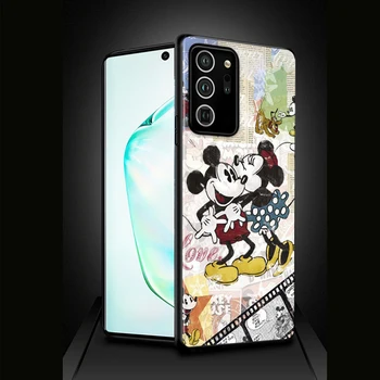 Disney Klasicni Mickey Za Samsung Galaxy A91 A81 A71 A51 5G UW A31 A41 A21S A21 A11 A01 A03 Glavni Crna Mekana Torbica za telefon