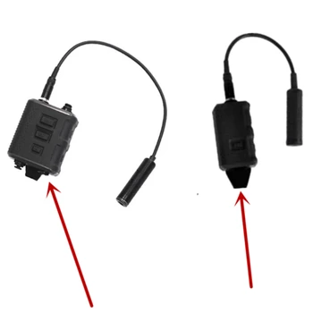 Za taktičke slušalice FCS AMP V20 V60 PZR Spaja Kabel adapter Standardni konektor KN6 za BAOFENG KENWOOD TYT