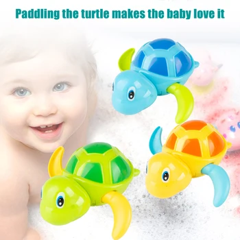 Baby Bath Igračka Za Kupanje Mala Kornjača Dolje Svira Vodena Kupka za Djecu Djeca Dječaci Djevojčice