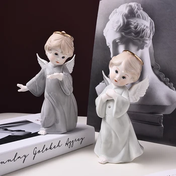 Europa Keramičkih Figurica Malog Anđela Porculan Mali Lutka Umjetnički Obrt Pribor Za uređenje Doma Pokloni za rođendan