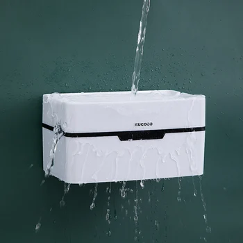 Plastični Držač za Toaletni Papir bez perforacije Kreativno Vodootporna kutija za maramice Genetika Kutija Za pohranu kupaonski Pribor za kupaonice