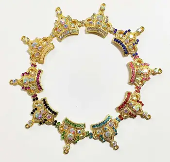 10шт crown privjesci za žene DIY nakit pribor C3