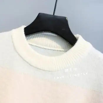2021 Jesen Novi Korejski Slobodan studentski pulover Džemper, Majicu s низом Ženski veste Sueterde Mujer Pull Femme Ženska odjeća