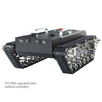WT-200s Modernizirana radio kontrolirani Robot-Tenk Šasije Metalni Gusjenica Robotizirane Tenk Opterećenje 30 kg Amortizer
