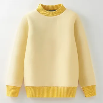 Topli džemper za djevojčice Jesensko-zimski modni print Dječji pleteni pulover od runo za djevojaka 4 6 8 10 12 14 15 godina Odijevanje