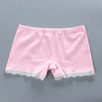 3 kom./lot Ljetne kratke hlače sigurnosti za djevojčice, Pamuk, prozračne hlače za mlade Dječje odjeće Kratke hlače čipkastom donjem rublju