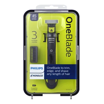 Električni aparat za brijanje Philips QP2520 OneBlade Punjiva sa NiMH Baterija traje Do 4 Mjeseci Podrška za Mokro i Suho Brijanje za muškarce