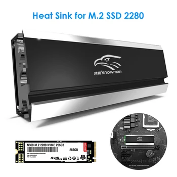 M. 2 2280 SSD NVMe Hladnjak Hladnjak Hladnjak Ssd Hard Disk Aluminijski Radijator M2 NGFF PCI-E NVME Radijator za Hlađenje Dogovor termalne paste