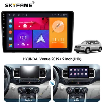 Rama vozila SKYFAME Kabliranje navlaka za HYUNDAI Venue 2019+ Kit za ekran Dask Okvir za pojas