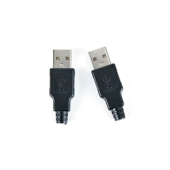 USB 2.0 TISKANA pločica SDA Kabel za prijenos Podataka Linija DIY USB Tip A Nožica 4-pinski Konektor Sa Crnim Plastičnim Poklopcem Adapter Za Spajanje
