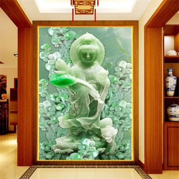 бэйбэхан Гуаньинь Buda Budistički religija foto tapete 3D Kontinentalni ulični krajolik papir krajolik zidno slikarstvo spavaće sobe desktop