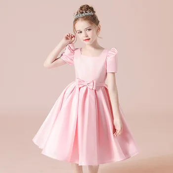Haljina za djevojčice s cvjetnim uzorkom Dječje suknja rođendan Vjenčanje dječje odjeće Odijela za važne aktivnosti Loptu haljina princeze