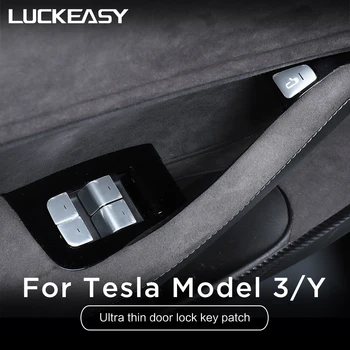 Za Tesla Model 3 Model Y 2017-2022 Gumb za prebacivanje prozora automobila dekorativna naljepnica Naljepnica na gumb vrata model 3 dodatna Oprema za interijer