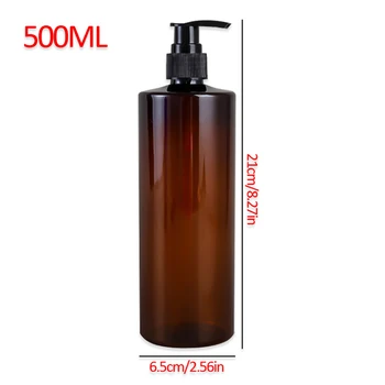 Press-Tip Losion Prazna Boca od 500 ML Šampon Za Kupaonicu Kontejner Za Emulzija Velikog Kapaciteta Dozator Tekućeg Sapuna