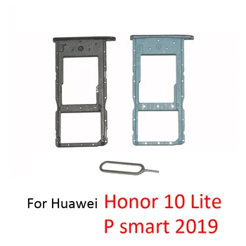 Ladice za SIM karticu telefona SD Za Huawei P Smart 2019 Originalni Telefon Utor za SIM karticu sa Čipom Dio Držača Za Honor 10 Lite