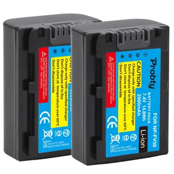 Probty NP-FV50 NP FV50 Baterija za Sony HDR - CX580E CX700E CX760E CX360E PJ10E PJ30E HDR-XR350E XR550E XR260E XR150E Skladište